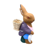 Vintage Male Rabbit with Basket by Favore-West Germany