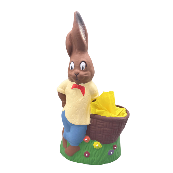 Vintage Male Rabbit with Formed Basket by Favore-West Germany