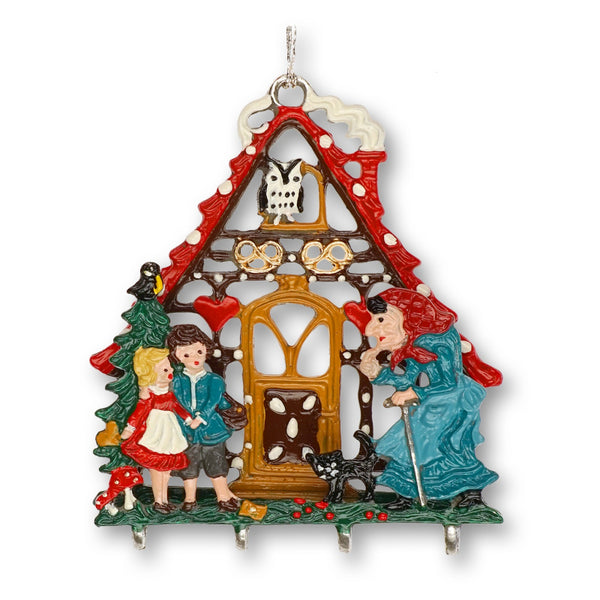 Hansel and Gretel Pewter 3D Pewter Ornament by Kuehn Pewter