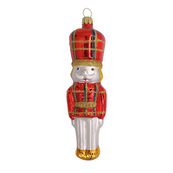 Nutcracker Ornament, plaid by Old German Christmas