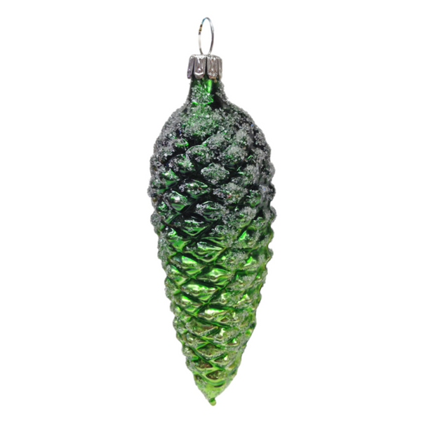Green Pine Cone Ornament by Old German Christmas