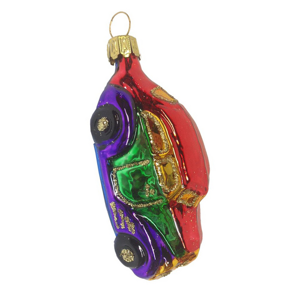 Colorful Shiny Volkswagen Ornament by Old German Christmas