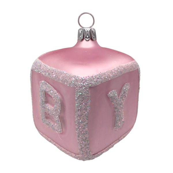 Baby's 1st block, pink by Old German Christmas