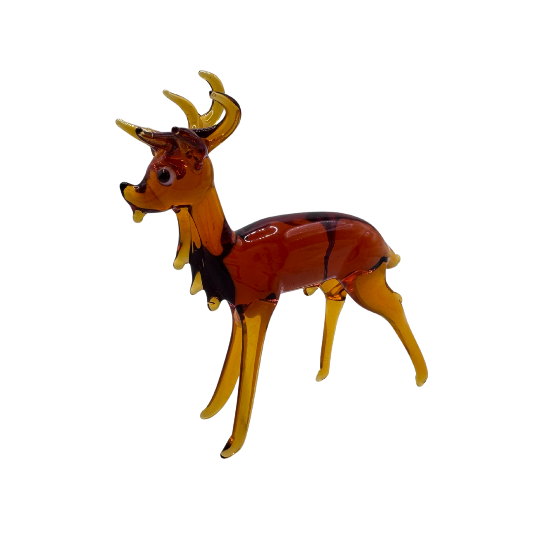 Glass Deer, Stag standing figure