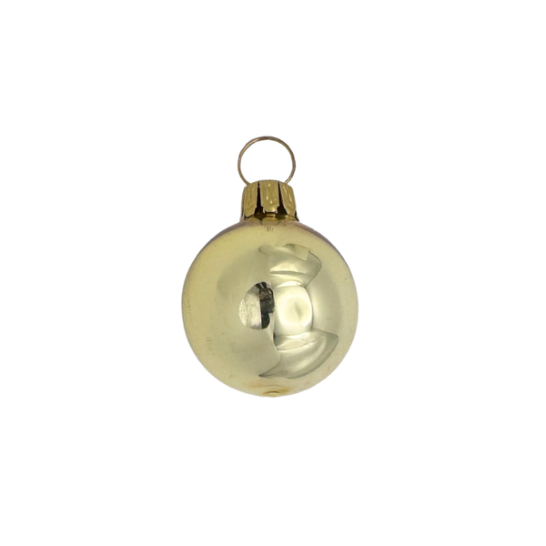 Mini Kugel, Gold by Glas Bartholmes