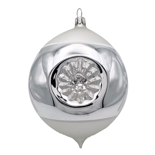 Ball with Holly, 3 Reflector Ornament by Glas Bartholmes