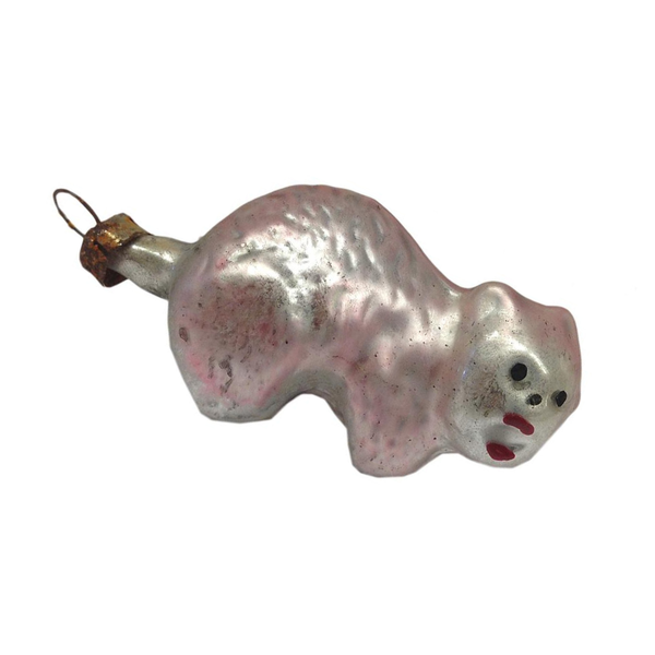 Scared Cat Antique Style Ornament by Nostalgie