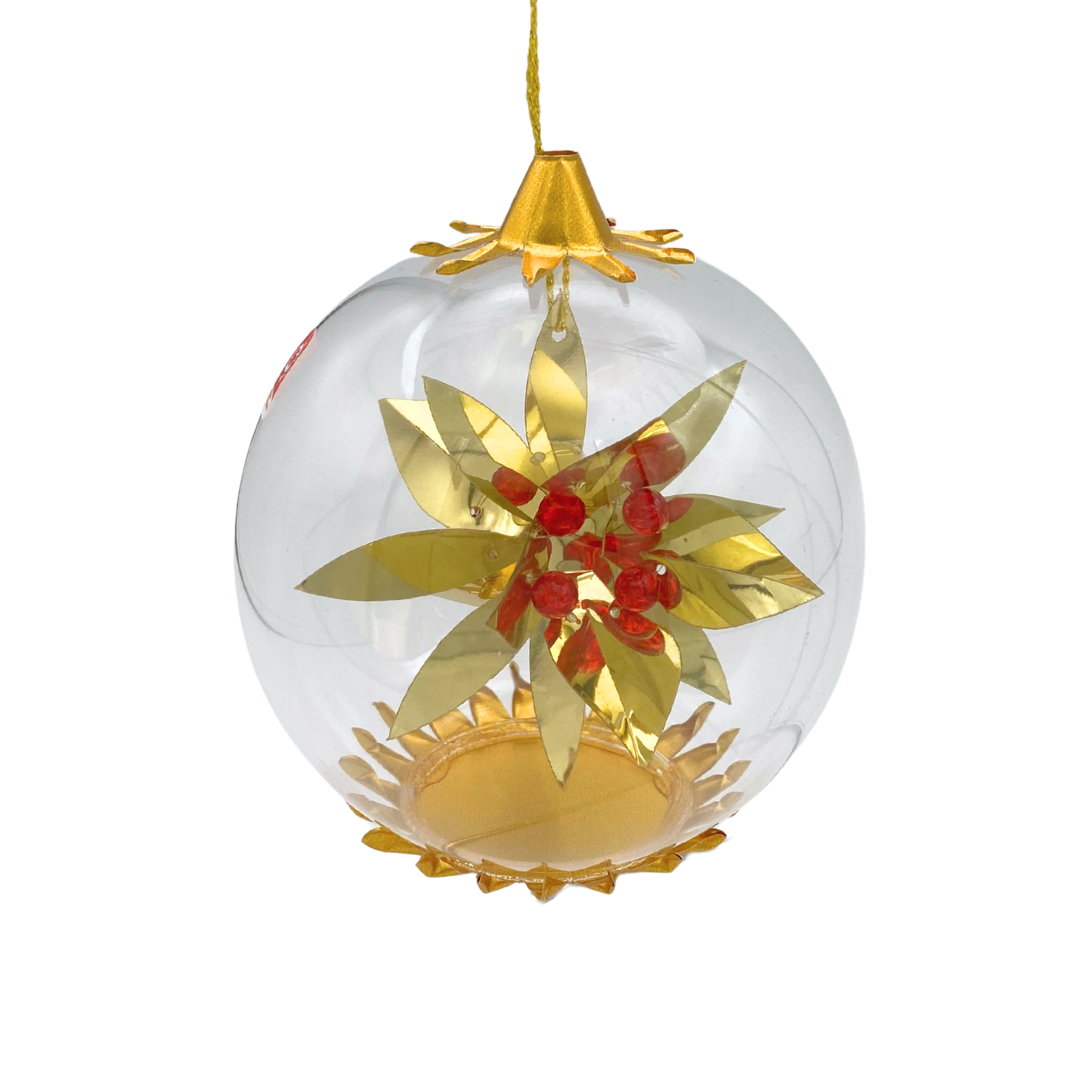 Flower Foil Ornament, gold by Resl Lenz