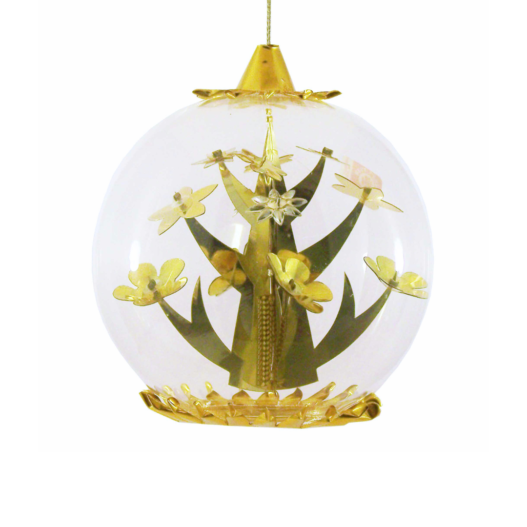 Bloom Tree Foil Ornament, gold by Resl Lenz