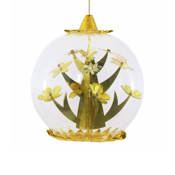 Bloom Tree Foil Ornament, gold by Resl Lenz