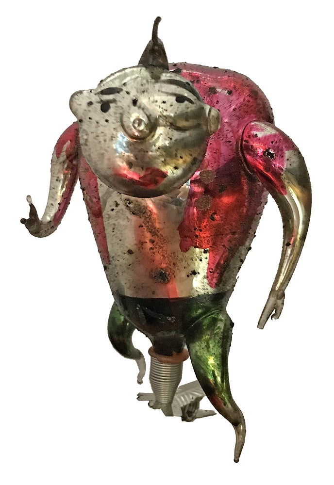 Red Quasimodo Bobble Head by Retro-Glaskunst