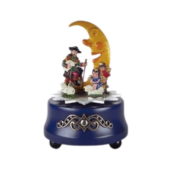 Shepherd and Angels Pewter Music Box by Kuehn Pewter