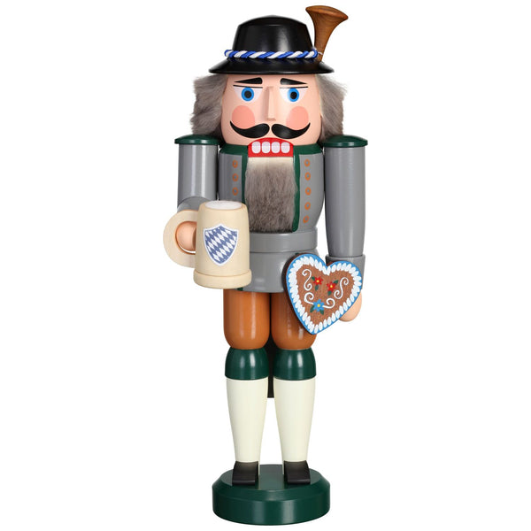 Bavarian Nutcracker, 10.6" by Seiffener Volkskunst