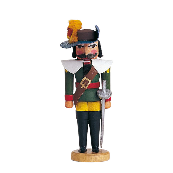 Musketeer Mini Nutcracker by Werner Figuren