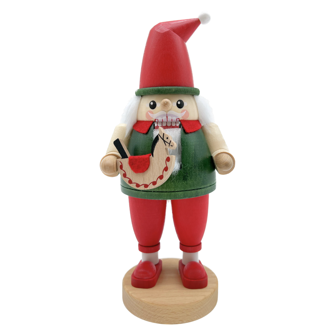 Elf nutcracker with rocking horse by Richard Glasser GmbH