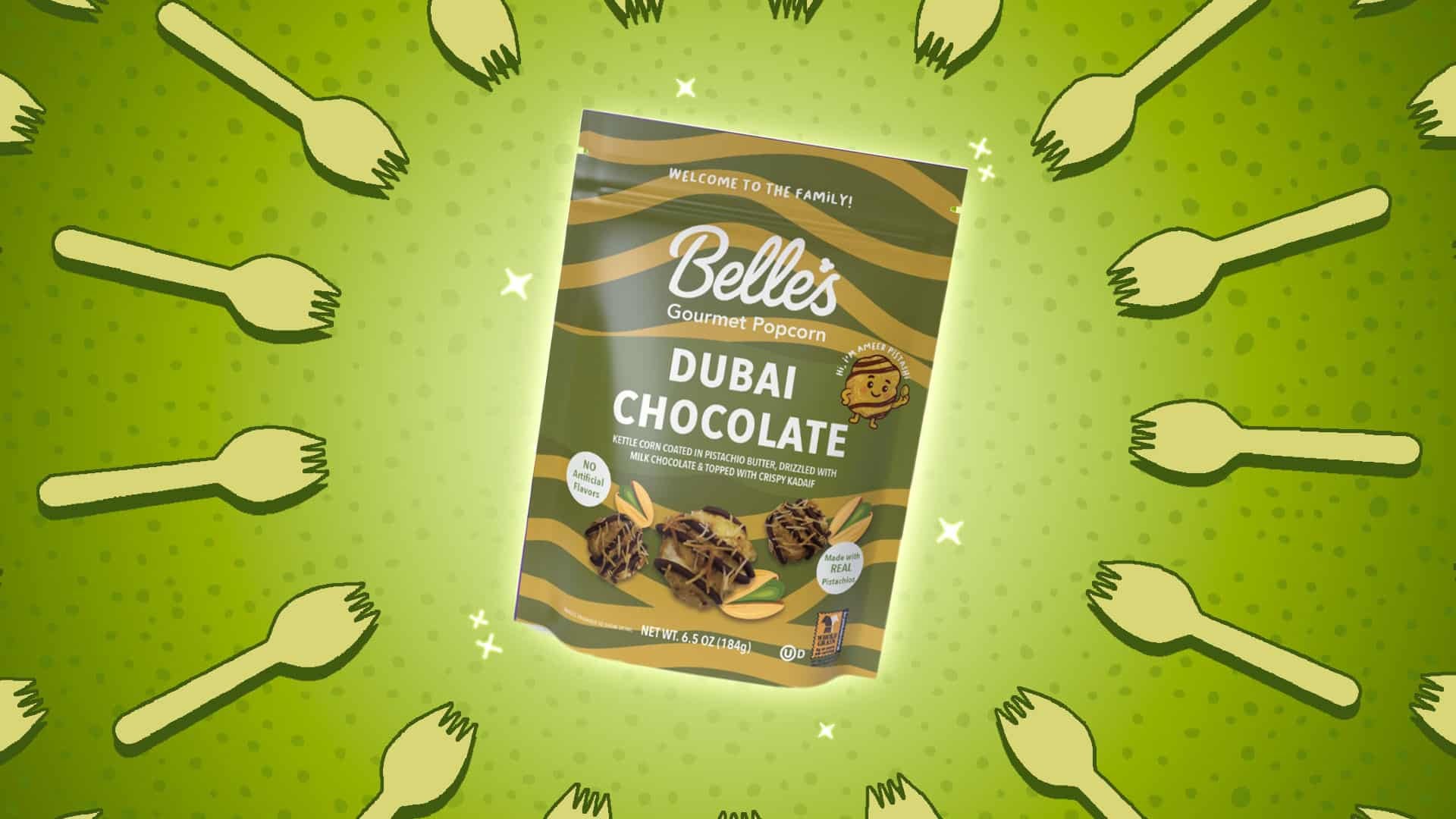 Dubai-Style Chocolate Popcorn