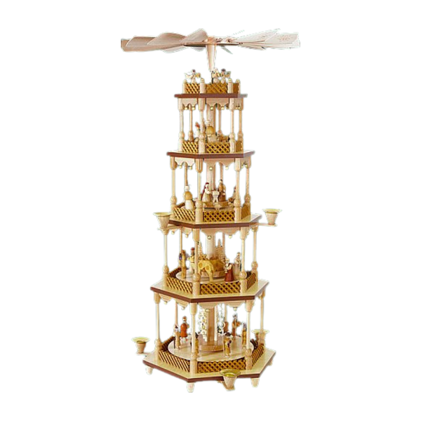 Nativity Pyramid, four tier by Richrad Glasser GmbH