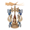 Winter Crystal with Angel and Moon Frame with Musical Angels, Table Pyramid by Harald Kreissl