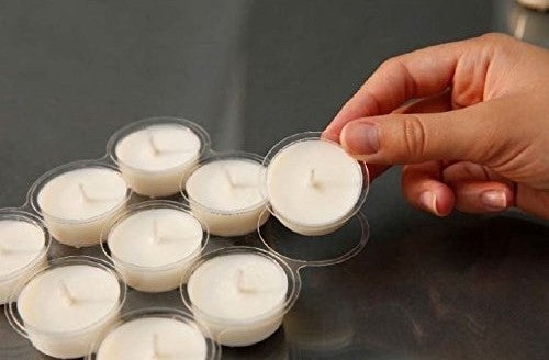 Lemon Grass Tealight Candles, Pkg of 18 by Cup Candle GmbH in Greven, Germany