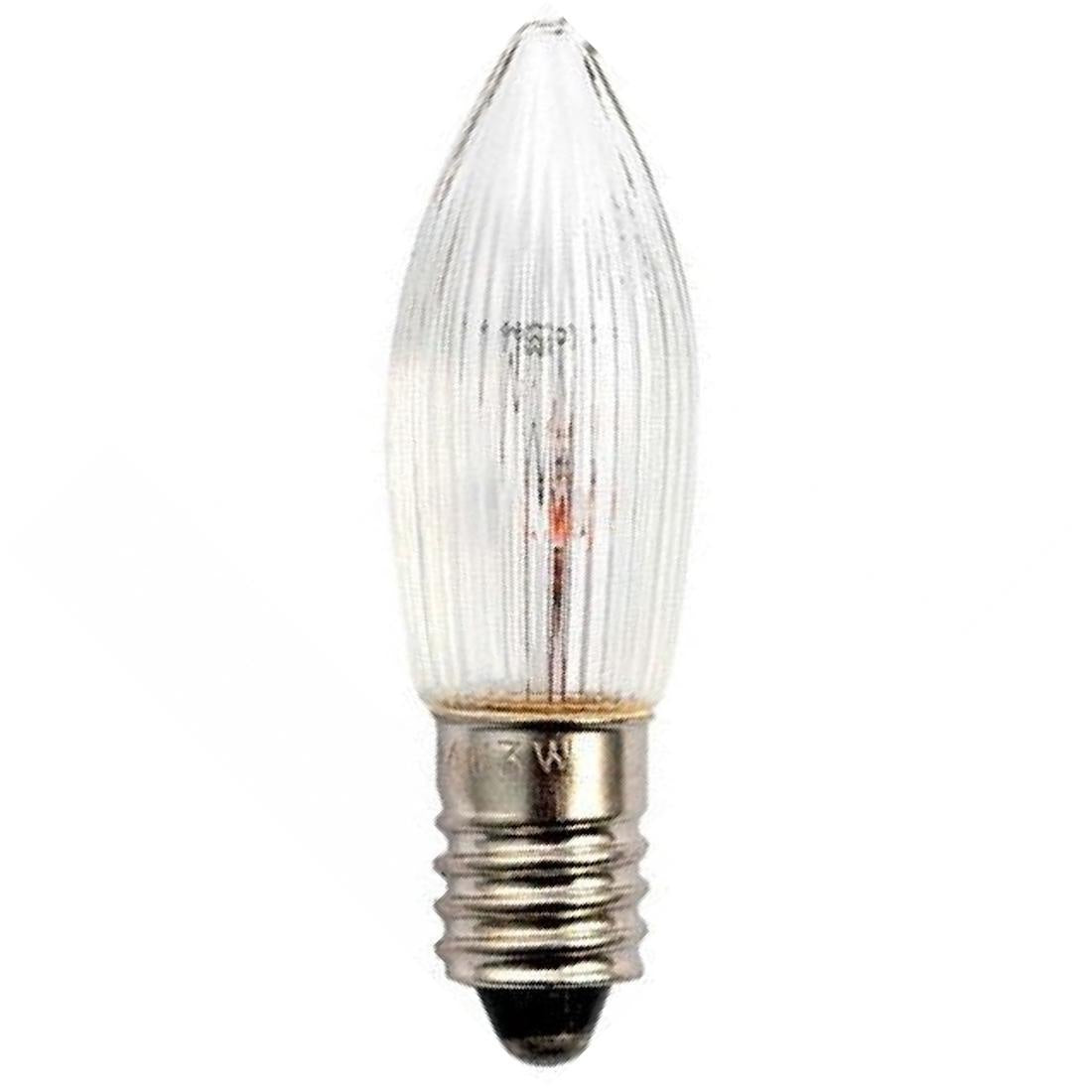 23v/3w, E10 Ribbed Bulb by Lenk and Sohn