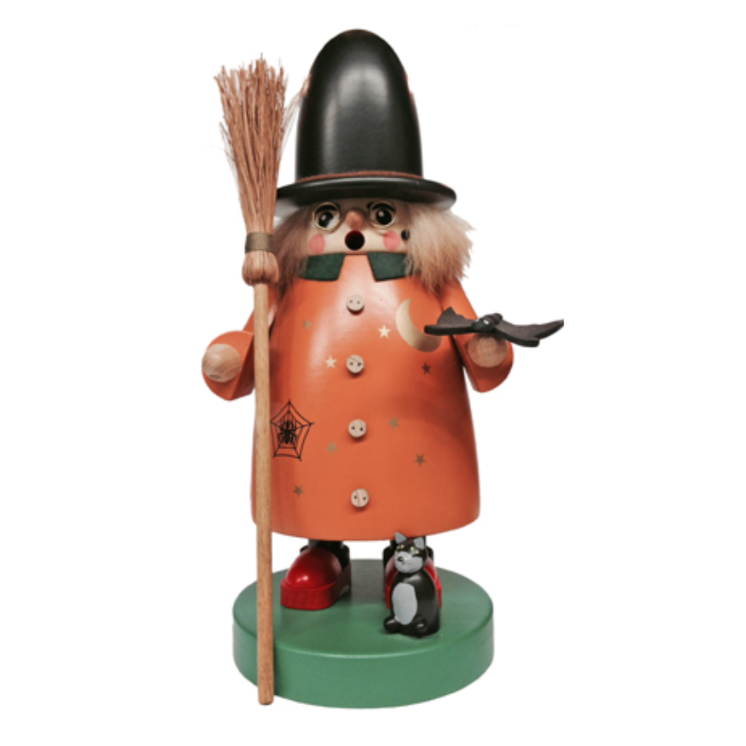 Wizard with Broom Smoker by Richard Glasser GmbH