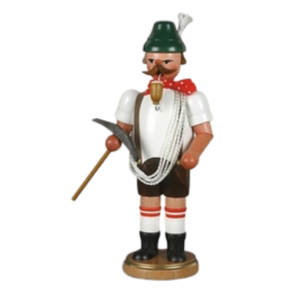 Mountain Climber Smoker by Kunsthandwerk Jurgen Beyer in Seiffen