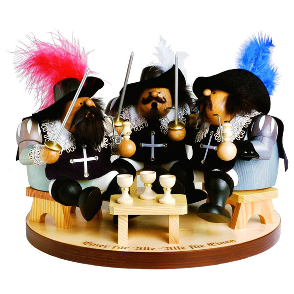 3 Musketeers sitting Incense Smoker by KWO