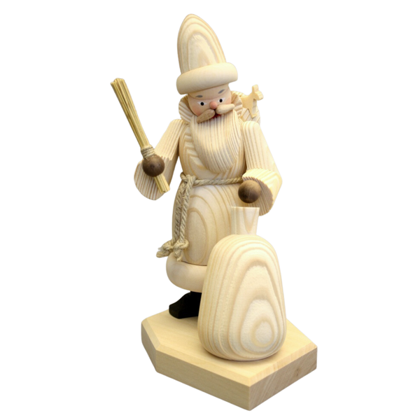 Brushed Finish Santa Claus, Natural Incense Smoker by Eva Beyer