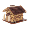 Wooden smoker house, wood turner