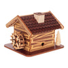 Wooden smoker house, wood turner