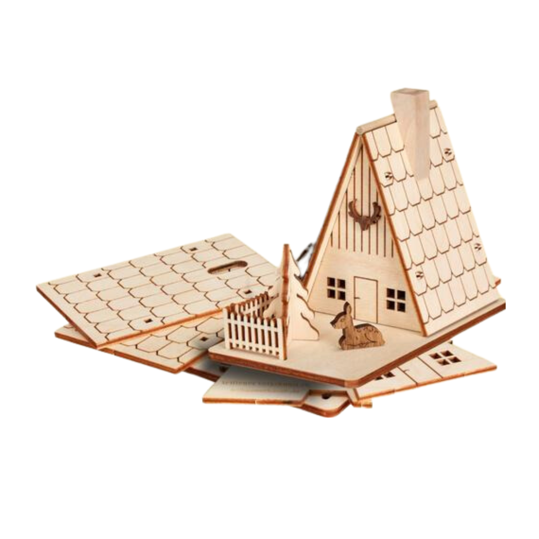 Make It Yourself Forest House Smoker Kit by Seiffener Volkskunst