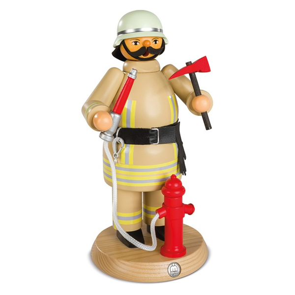 Firefighter in Safari-beige Incense Smoker by Mueller GmbH