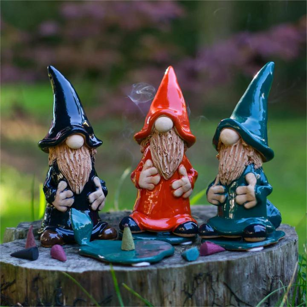 Ceramic Gnome Smoker Red by Crottendorfer