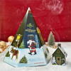 Incense Advent Pyramid with Tin Smoker House by Crottendorfer