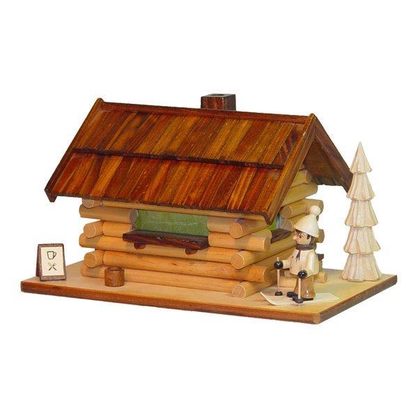 Ski Hut with figure Smoker House by Tilo Kempf
