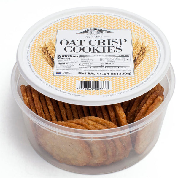 Nyakers Oat Crisp Cookies