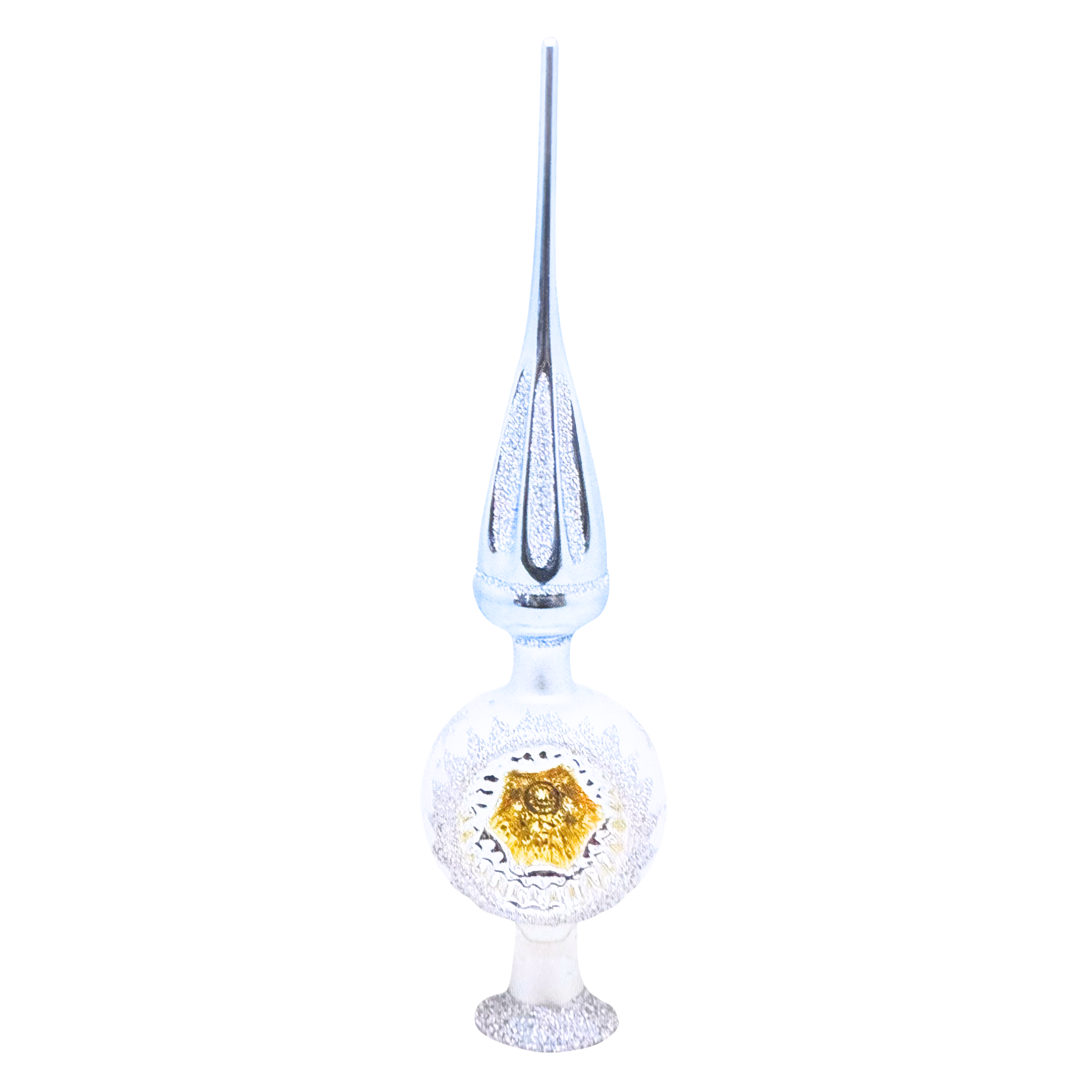 Sheer Brilliance Tree Topper, blue by Inge Glas of Germany
