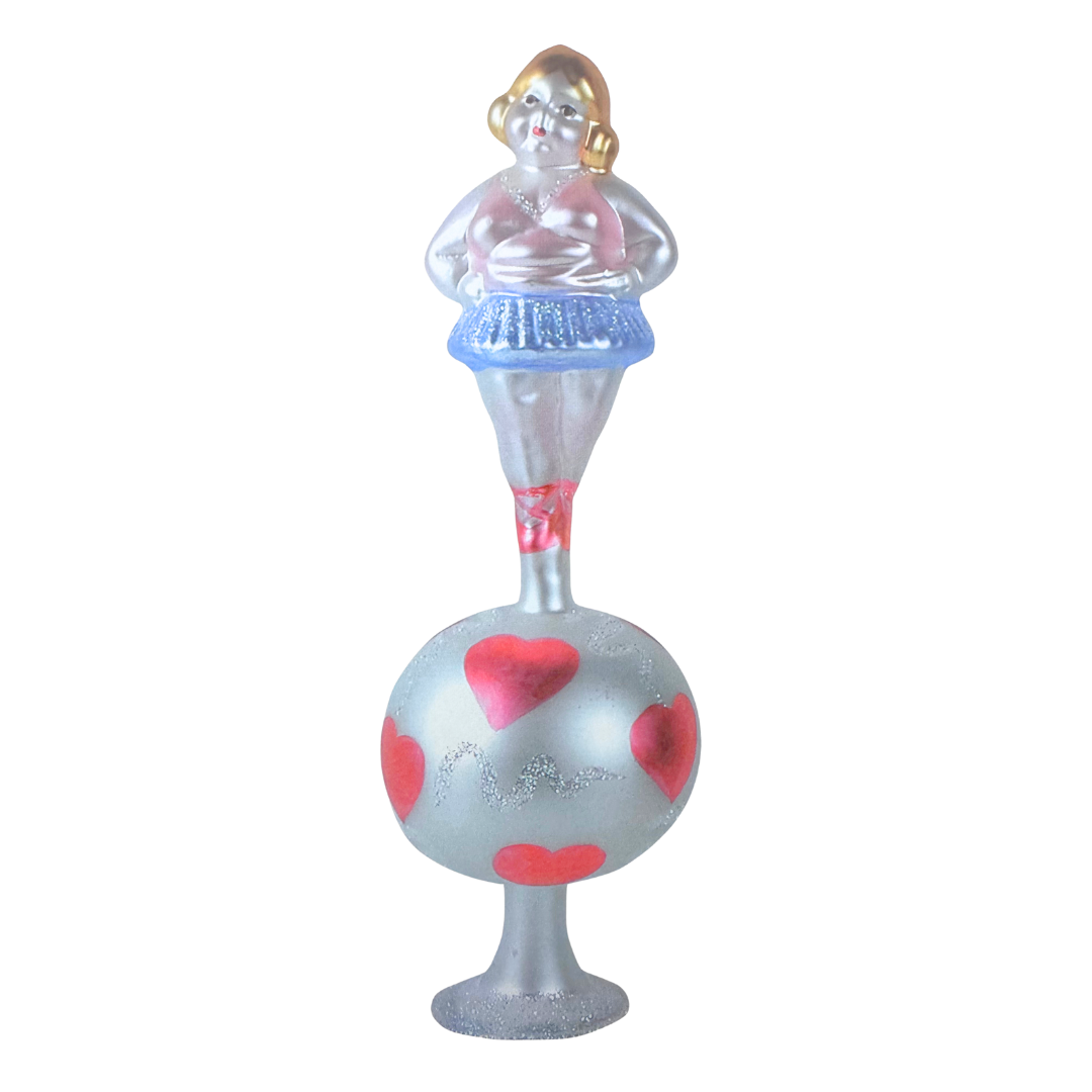 Buxom ballerina Tree Topper by Inge Glas of Germany