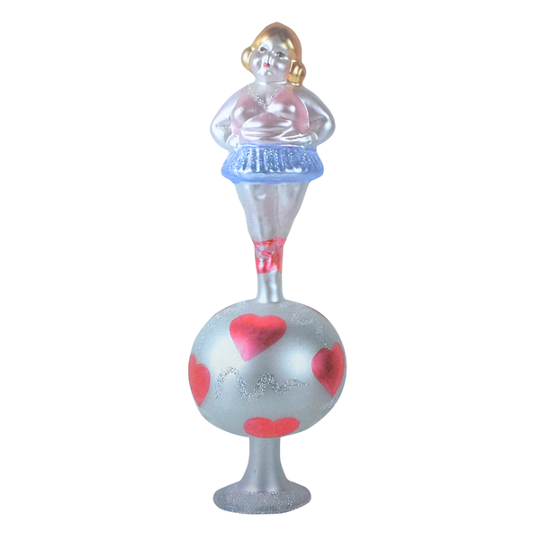 Buxom ballerina Tree Topper by Inge Glas of Germany