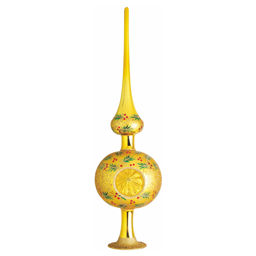 Tower of gold Tree Topper by Inge Glas of Germany