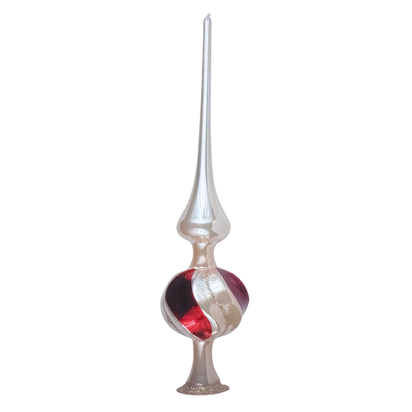 Swirled Tree Topper by Inge Glas of Germany