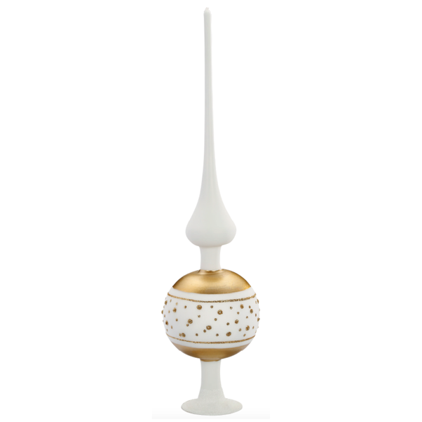 Snowcap Naturally Elegant Tree topper by Inge Glas of Germany