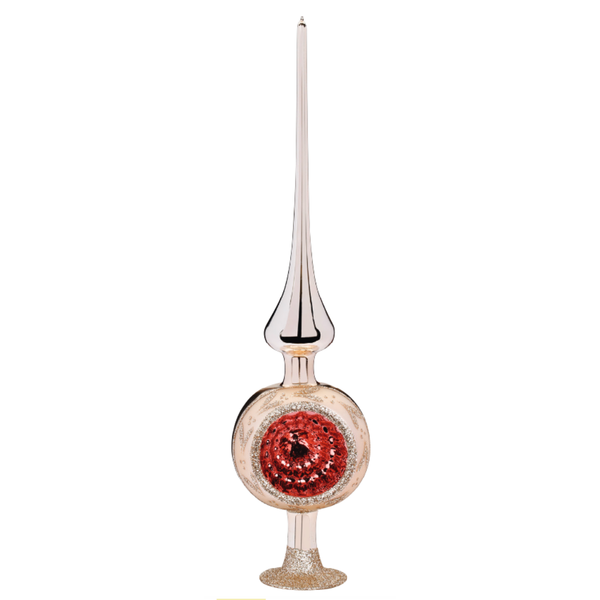 Fairy Reflections Tree Topper, dusty rose by Inge Glas of Germany
