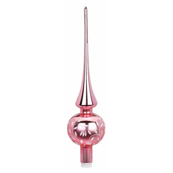 Vintage Lightness Tree Topper, pink, 11.9" by Inge Glas of Germany