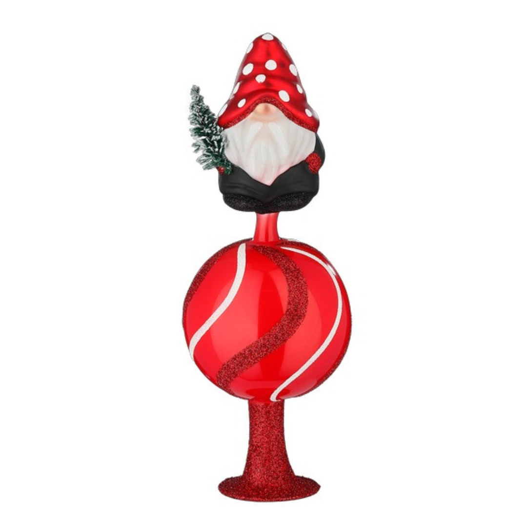 Gnome Joy Tree Topper by Inge Glas of Germany