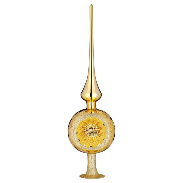 Sparkling Sky Tree Topper, 14.2", inkagold shiny by Inge Glas of Germany