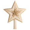 Binary Star Tree Topper, antique white by Marolin Manufaktur
