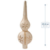 Tree Topper "Christmas Star" Finial antique white by Marolin Manufaktur