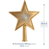 Tree Topper "Big Star" gold and silver by Marolin Manufaktur