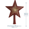 Tree Topper "Big Star" red and gold by Marolin Manufaktur